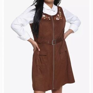 Star Wars Her Universe Han Solo brown dress embroidered dress plus size 26